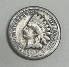 1862 United States Copper-Nickel Indian Cent Good Condition