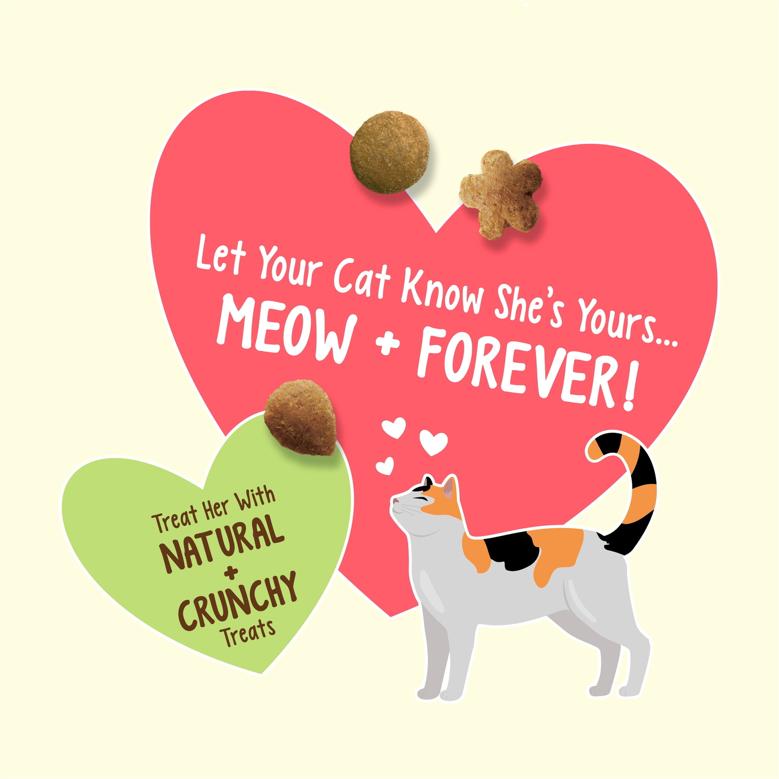 (3 pack) Purina Friskies Party Mix Natural Catnip Flavor Treats for Cats, 20 oz