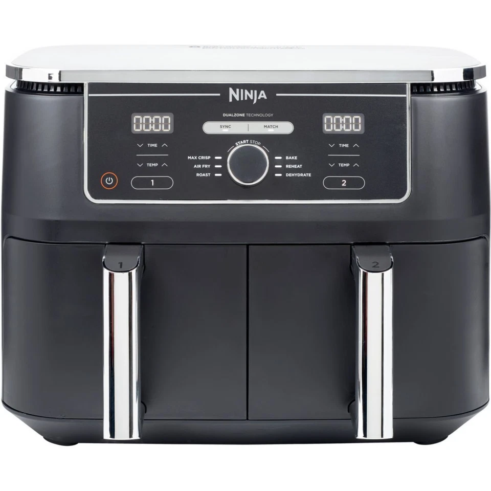 Ninja Foodi MAX Dual Zone Heißluftfritteuse - Schwarz (AF400EU)