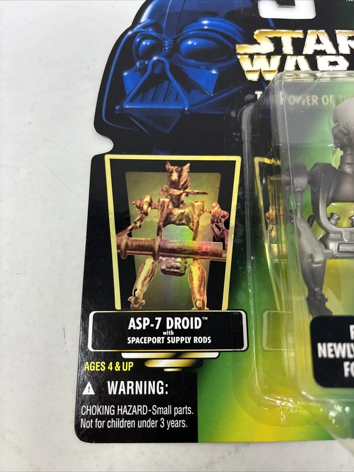 Droide Kenner Power Of The Force ASP-7 1997 con varillas de suministro de puerto espacial Foto 3 de 4