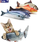5 Pack Realistic Catnip Fish Toys Interactive Plush Cat Kicker Toys