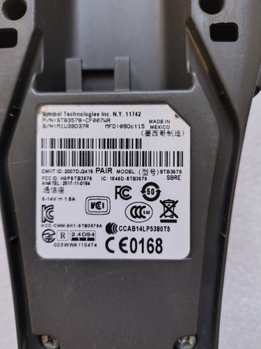 SYMBOL CRADLE STB3578-CF007WR Bluetooth -accessori disponibili. Fattura - Foto 2 di 3