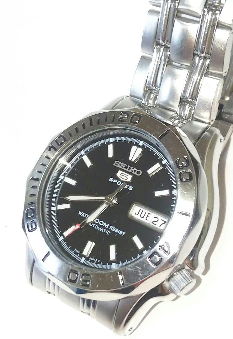 SEIKO 5 Sports Automatic Watch, 7S26-01G0, Skeleton Back