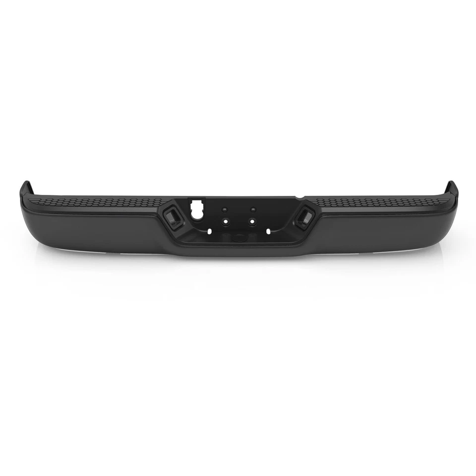 Black Rear Step Bumper w/o Sensor Hole For 09-18 Dodge Ram 1500 10-12 2500 3500 - Image 4 of 4