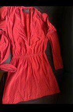 Burgundy Reformation Dress Silk Mini size S