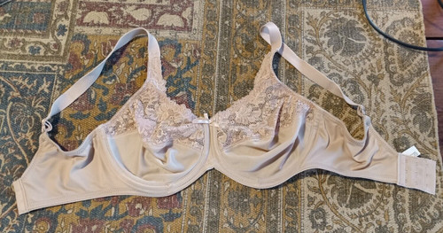 Lilyette 34D beige bra style 0428 minimizer - excellent used condition