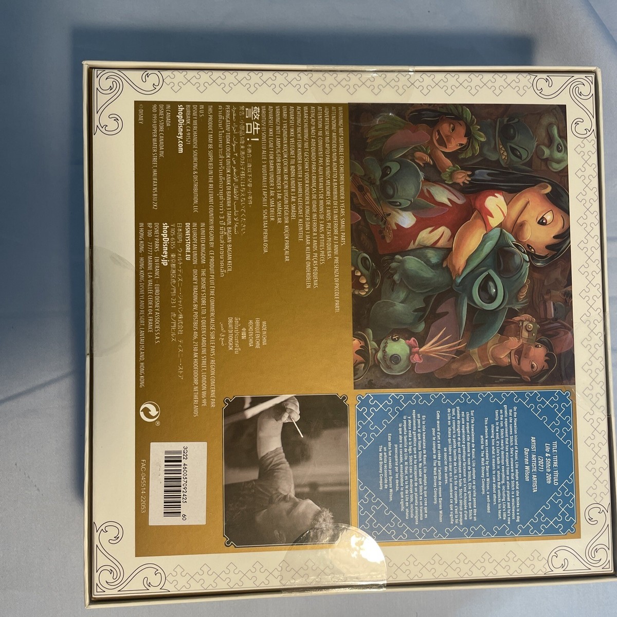 Disney Parks Signature Puzzle Lilo and Stitch 20th Anniversary