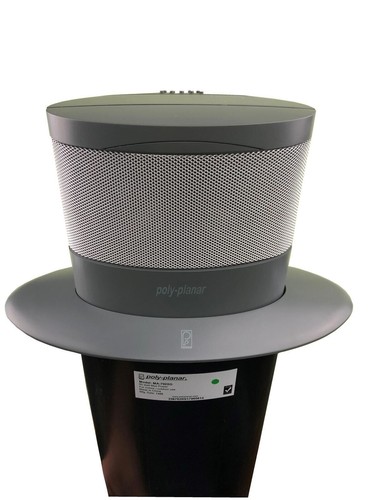 Poly-Planar Oval Waterproof Pop-Up Spa Speaker - Gray MA7020G - Picture 1 of 2