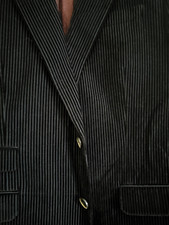 Great Corneliani Trend Sportive '70 Black Wool Blazer - Size 52R