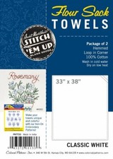 Aunt Martha's  Premium Flour Sack Dish Towels - 2-Pack - 33" x 38" - 100 Cotton