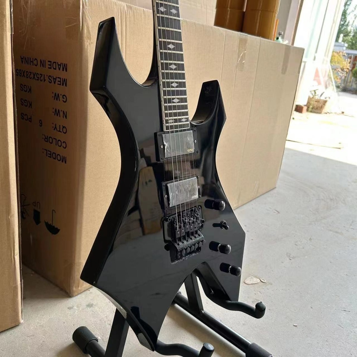 Electric Guitar Floyd Rose Vibrato Bridge Lock String Nut Mahogany Body B.C.Rich | eBay Electric Guitar Floyd Rose Vibrato Bridge Lock String Nut Mahogany Body B.C.Rich | eBay