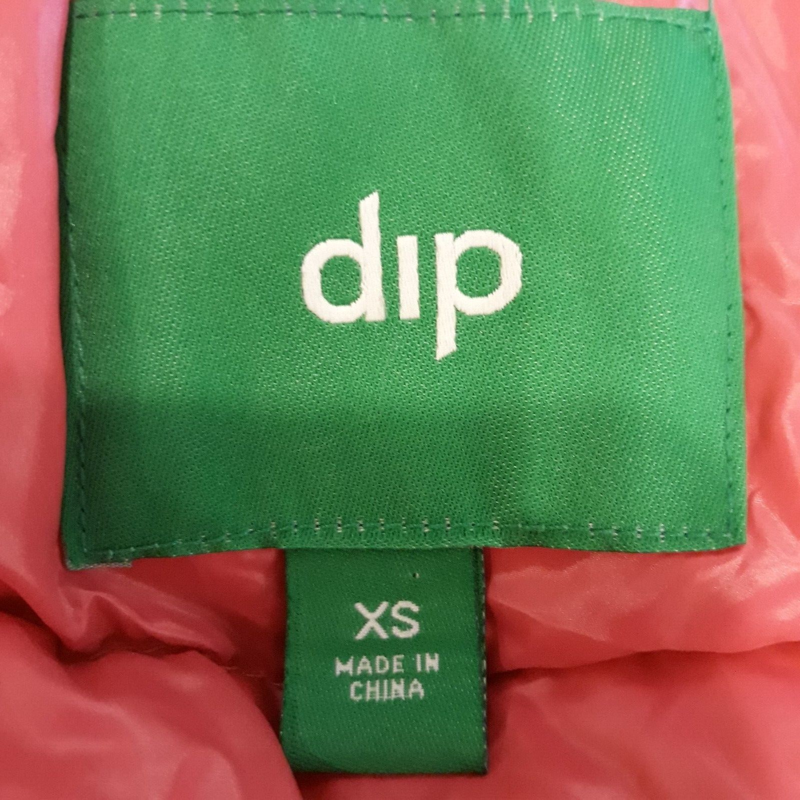 DIP Women's Down Filled Lightweight Pink Puffer Vest Size XS eBay