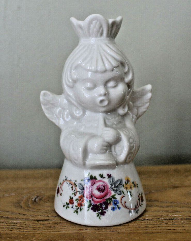 Dresden Angel Candle Holder Musician with Horn Germany eBay
