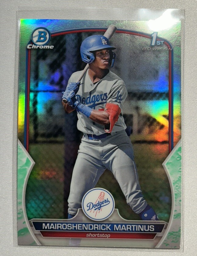 Mairoshendrick Martinus 2023 Bowman Chrome Prospects Lunar Glow Refractor #BCP55