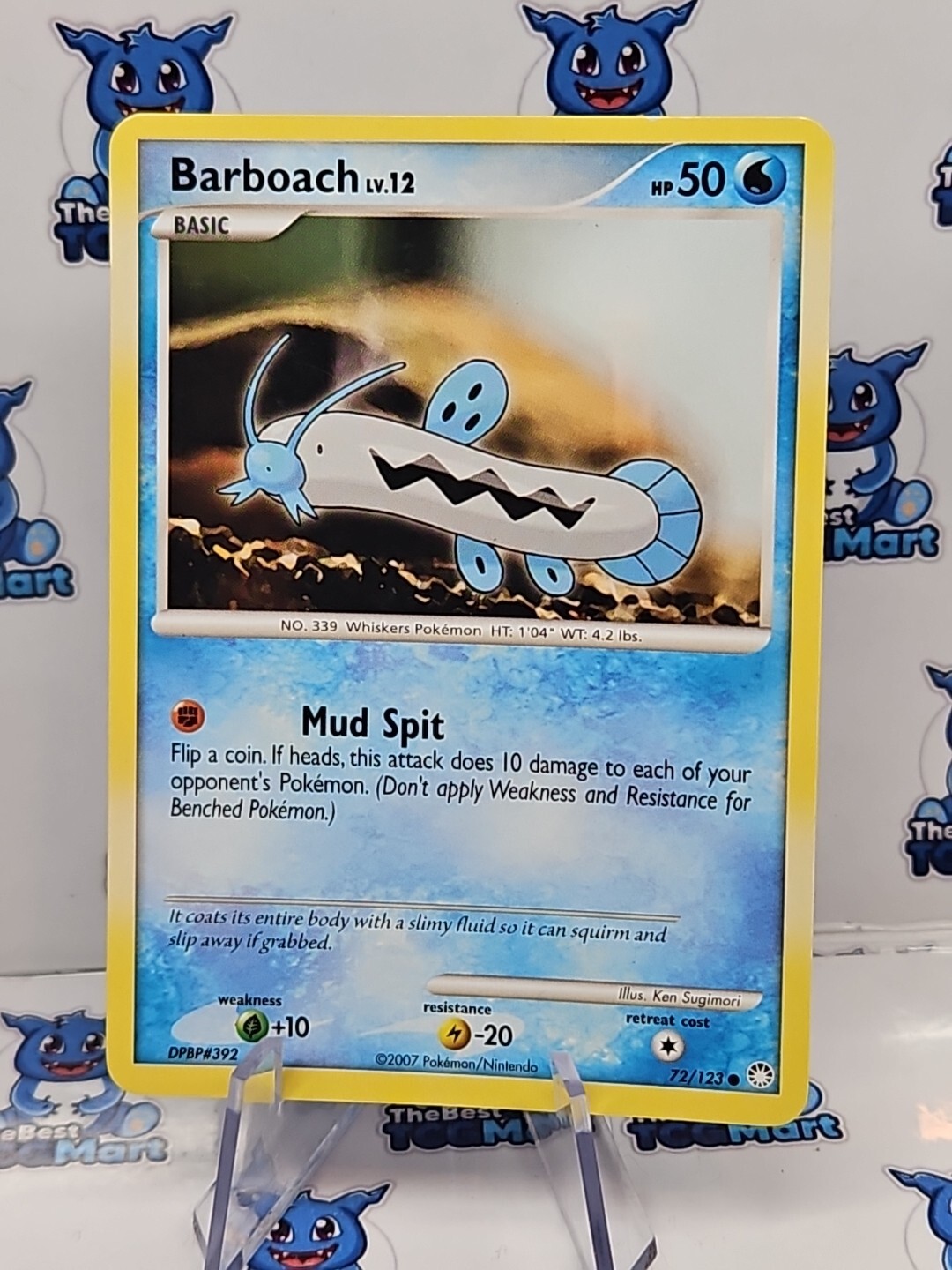 Barboach - 72/123 - Pokemon Mysterious Treasures LP