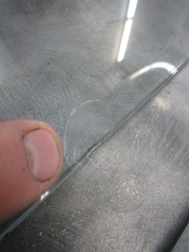 1957 MERCURY TURNPIKE CRUISER BACK GLASS REAR WINDOW CORNER PAIR - Picture 5 of 10