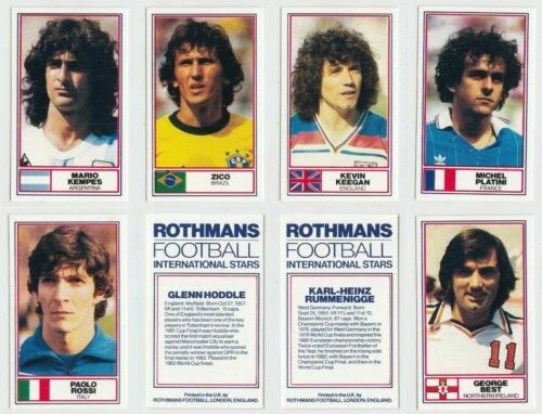 Post - 2nd World War Sport: Football Collectable Cigarette Cards