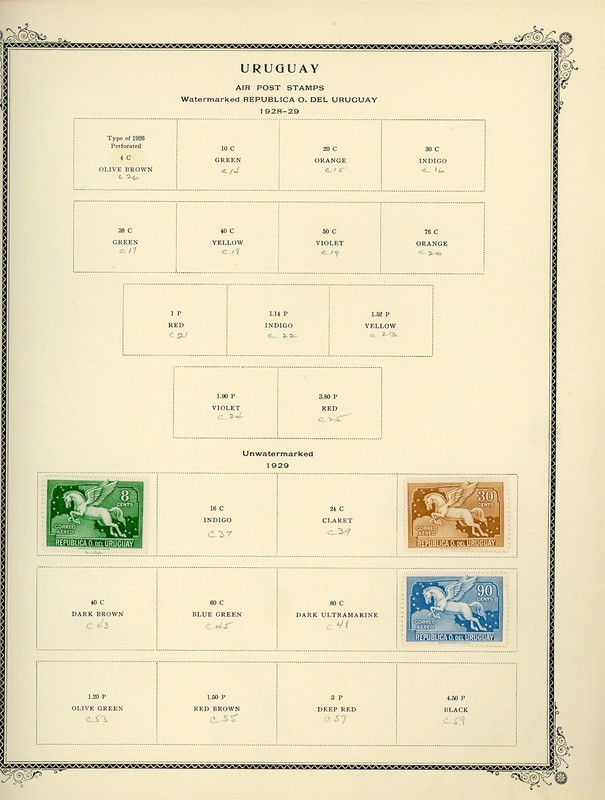 URUGUAY Scott Specialty Album Page Lot #31 - SEE SCAN - $$$