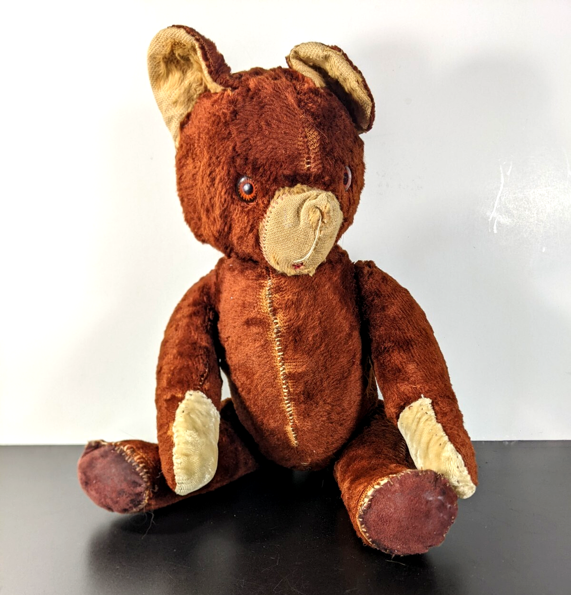 ヴィンテージ　Ideal toys テディベア Vintage Ideal Toy Corp Articulated Teddy Bear, Brown, 14