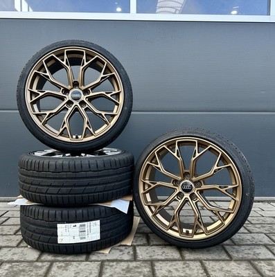 18 Zoll Sommerräder Kompletträder Räder FF02 bronze für Audi A5 S5 B8 B9 S-Line