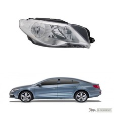 Hauptscheinwerfer links H7/H7 mit Motor passt für VW Passat CC 08-11