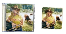 Miranda Lambert Postcards From Texas SIGNED CD Insert with CD - Unused
