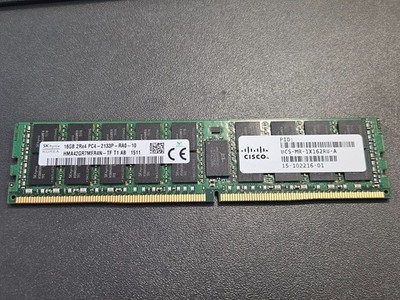 Cisco UCS-MR-1X162RU-A 16GB DDR4-2133-MHz RDIMM/PC4-17000/dual rank/x4/1.2v SK