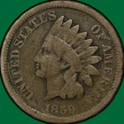 1859 Indian Head Cent Good G Coin #39542