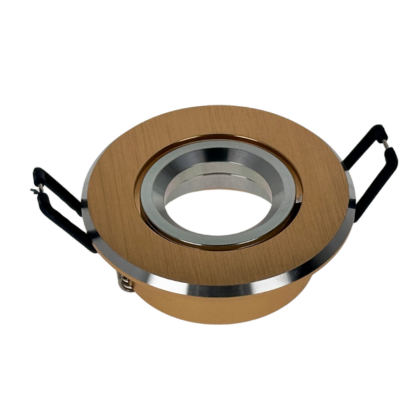 Led Einbaustrahler Ø70Mm Gold Silber Schwenkbar GU10 MR11 GU5.3 Rahmen Einbau-image