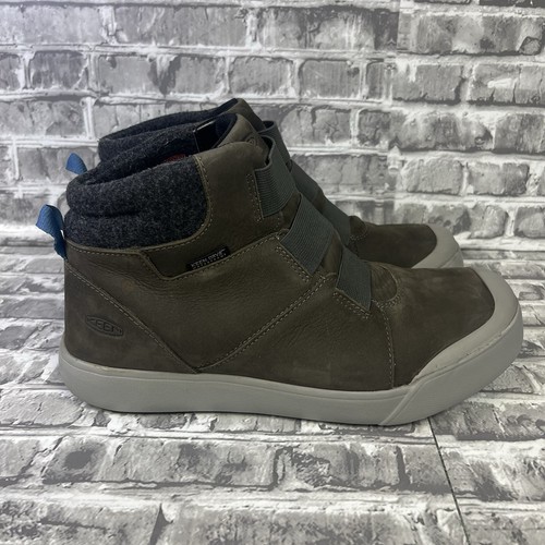 Keen Women Elle Waterproof Mid Height Boots Steel Gray/Blue Shadow Size 9 - Afbeelding 7 van 9