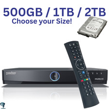 Humax DTR T1000 Freeview 500GB 1TB 2TB Twin Tuner Aerial Recorder Receiver PVR