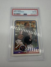 1988 Topps #71 NEAL ANDERSON Chicago Bears Rookie Card PSA 8 Mint RC - B6. rookie card picture