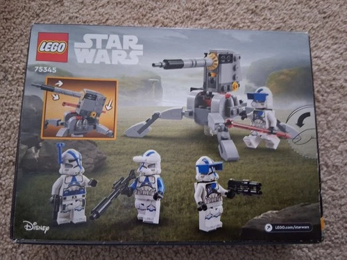 LEGO Star Wars 75345 501st Clone Troopers Battle Pack Sealed--FREE SHIPPING!