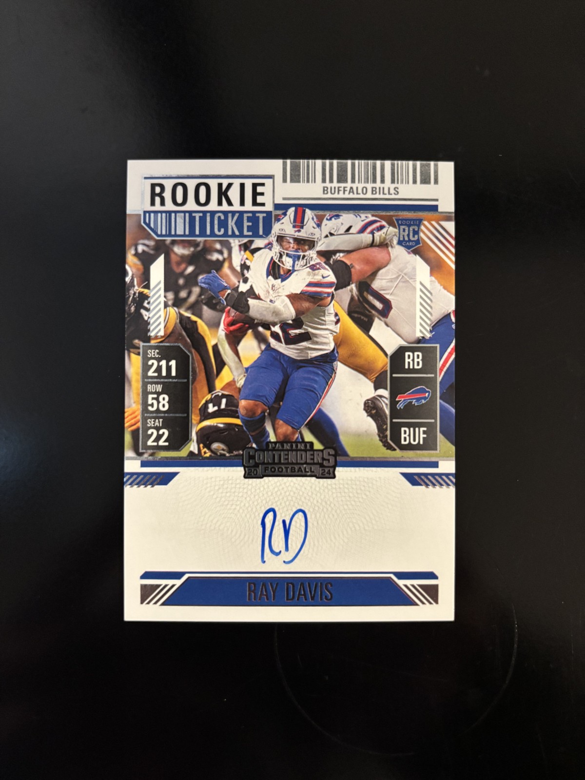 2024 Panini Contenders - Rookie Ticket RPS Ray Davis #137 Hobby (AU, RC)