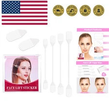 Face Lift Tape Invisible, Instant Face Tape 24Pcs Face Lift Sticker Ultra-thi...