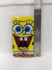 Nickelodeon Spongebob Squarepants Wallet Hard Case Push Button Closure Rare