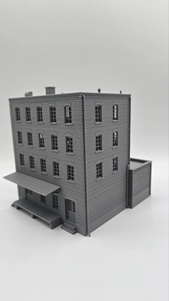 HO Scale Harborline Brick Depot 1:87 Building - Image 3 of 4