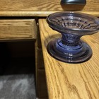 New, Bath And Body Works Purple,  Glass,  Three Wick Candle Holder ￼ — photo 4