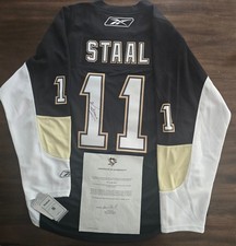Jordan Staal #11 Signed Pittsburgh Penguins Jersey w/ Official Team COA 2011