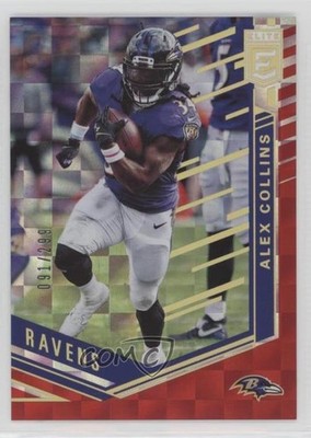 2018 Donruss Elite Red 91/299 Alex Collins #75 1u6