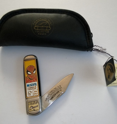 FRANKLIN MINT COLLECTOR KNIVES MARVEL COMICS SPIDER-MAN 1997