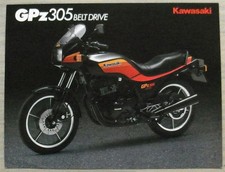 KAWASAKI GPz305 Cinghia Trasmissione Moto Foglietto Vendita c1986 Rif 99943-1626 V-X