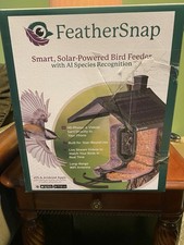 Feathersnap Smart Bird Feeder with AI Identification  HD Camera FSB001