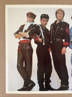 Vintage Original 1980s Duran Duran Group Shot Poster Music