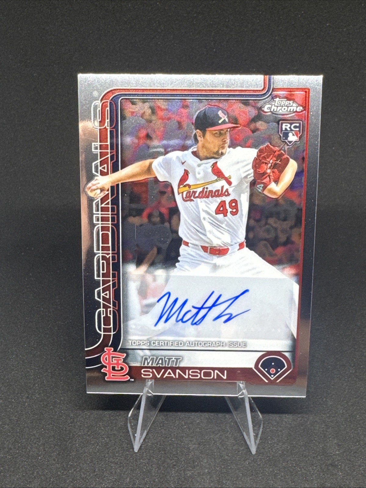 2025 Topps Chrome Update Series - Autographs Matt Svanson #AC-MS (AU, RC)