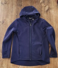 Zella Womens Blue Zip Up Hoodie L 10-12