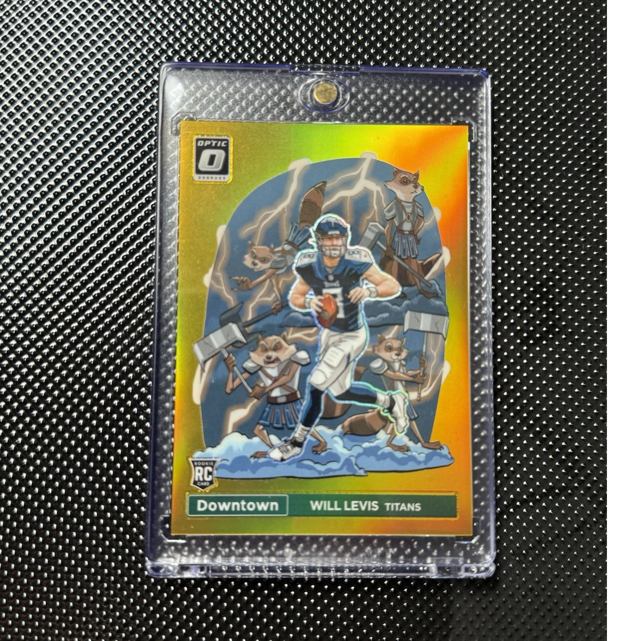 2023 Panini Donruss Optic Will Levis Downtown Gold /10 Bookend #D-14