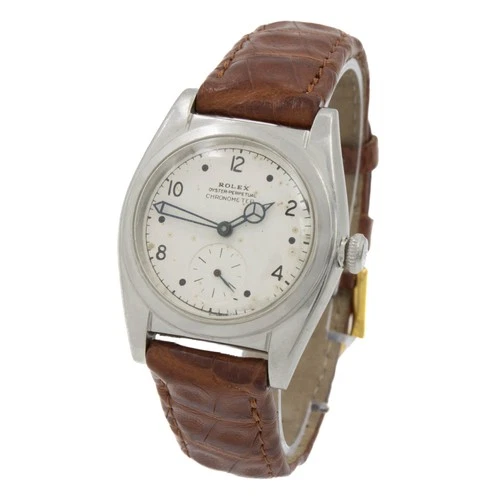 Men's Rolex Oyster Perpetual Bubbleback 32mm Ref.#2764 Silver Dial #W265909-1