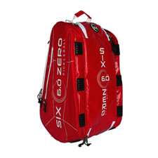 Six Zero Pro Tour Bag 2025   Pickleball Paddle  Accessory Sports Bag, Ruby Red