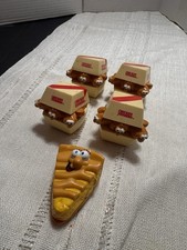 Vintage 1989 Burger King Kids Meal Lickety Split Rolling Food Lot Of 5